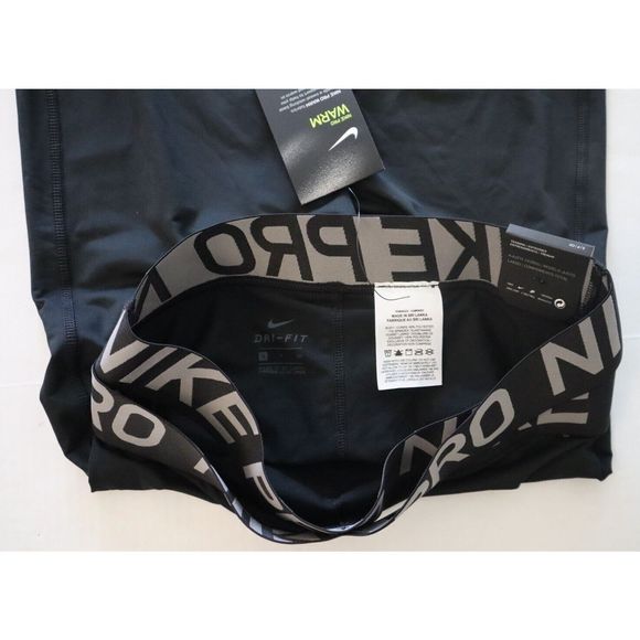 Nike Pro BV9264-010 Women's Sz Small Black Intertwist Tight Fit Training Tights - Picture 5 of 10